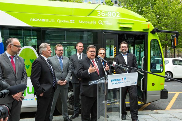 Nova Bus equips the city of Montreal with its first fully electric buses