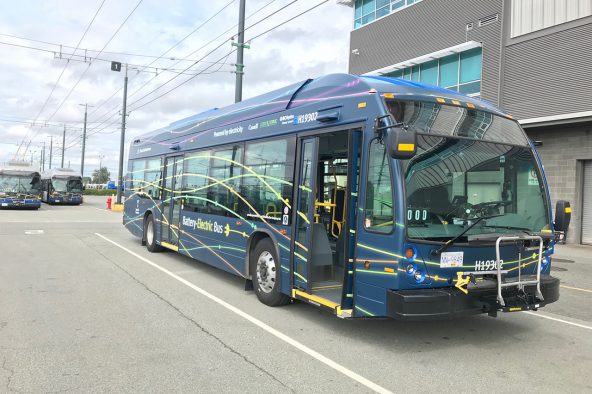 Nova Bus delivers two electric buses in Vancouver as part of the CUTRIC Project