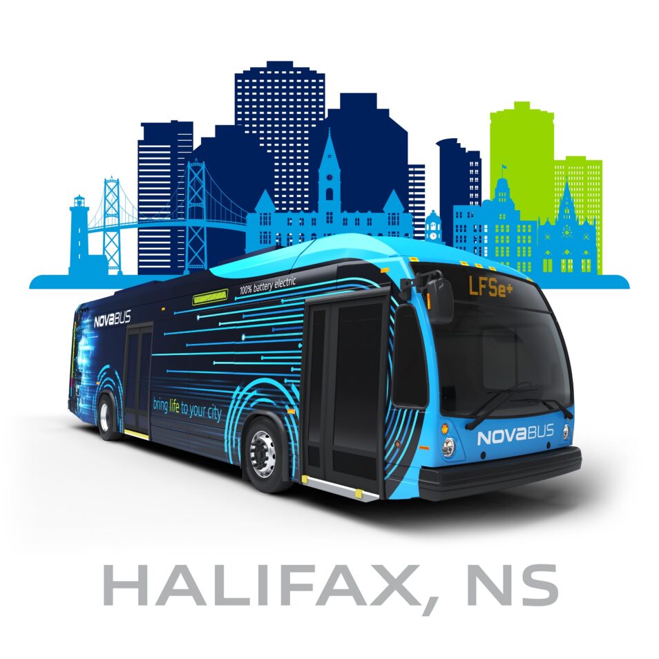Nova Bus announces its largest order of electric buses in Canada by Halifax Transit