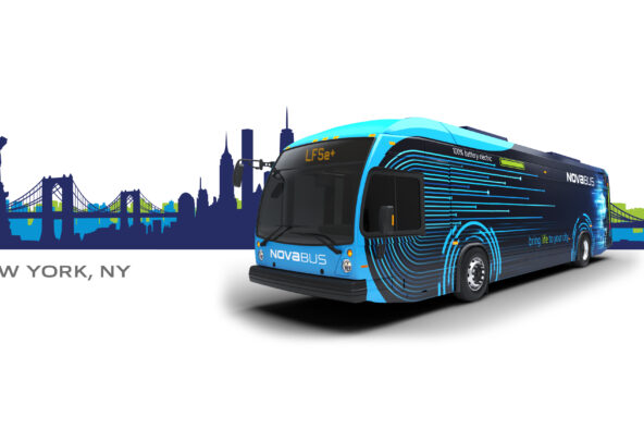 New York State Metropolitan Transportation Authority (MTA) orders five LFSe+, the 100% battery electric bus model of Nova Bus